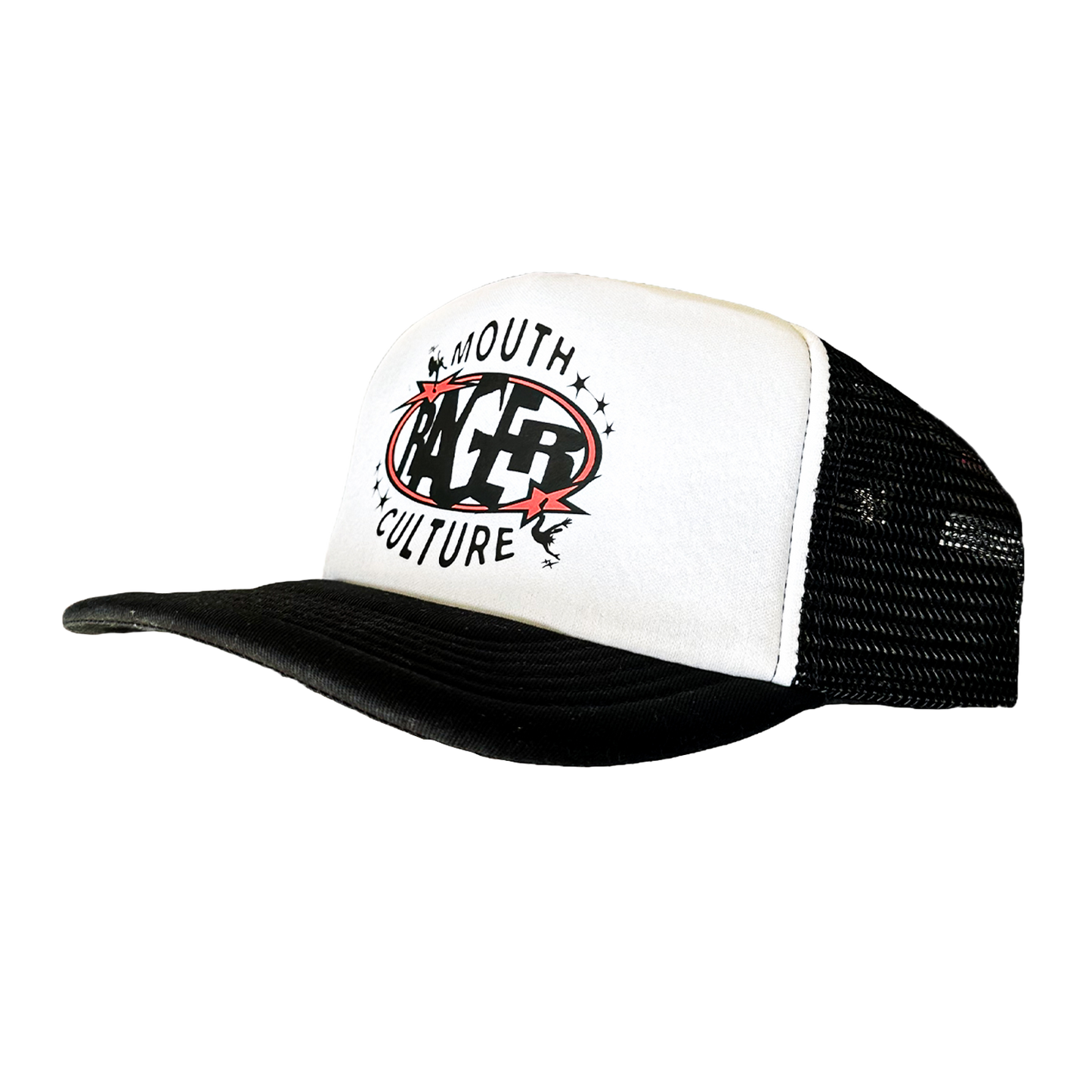 MOUTH CULTURE CAP (BLACK/WHITE)