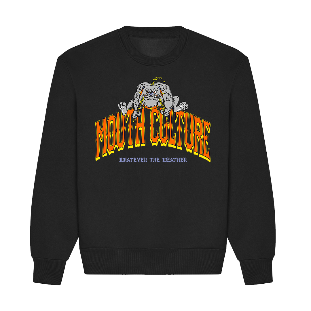 BULLDOG SWEATSHIRT (BLACK)