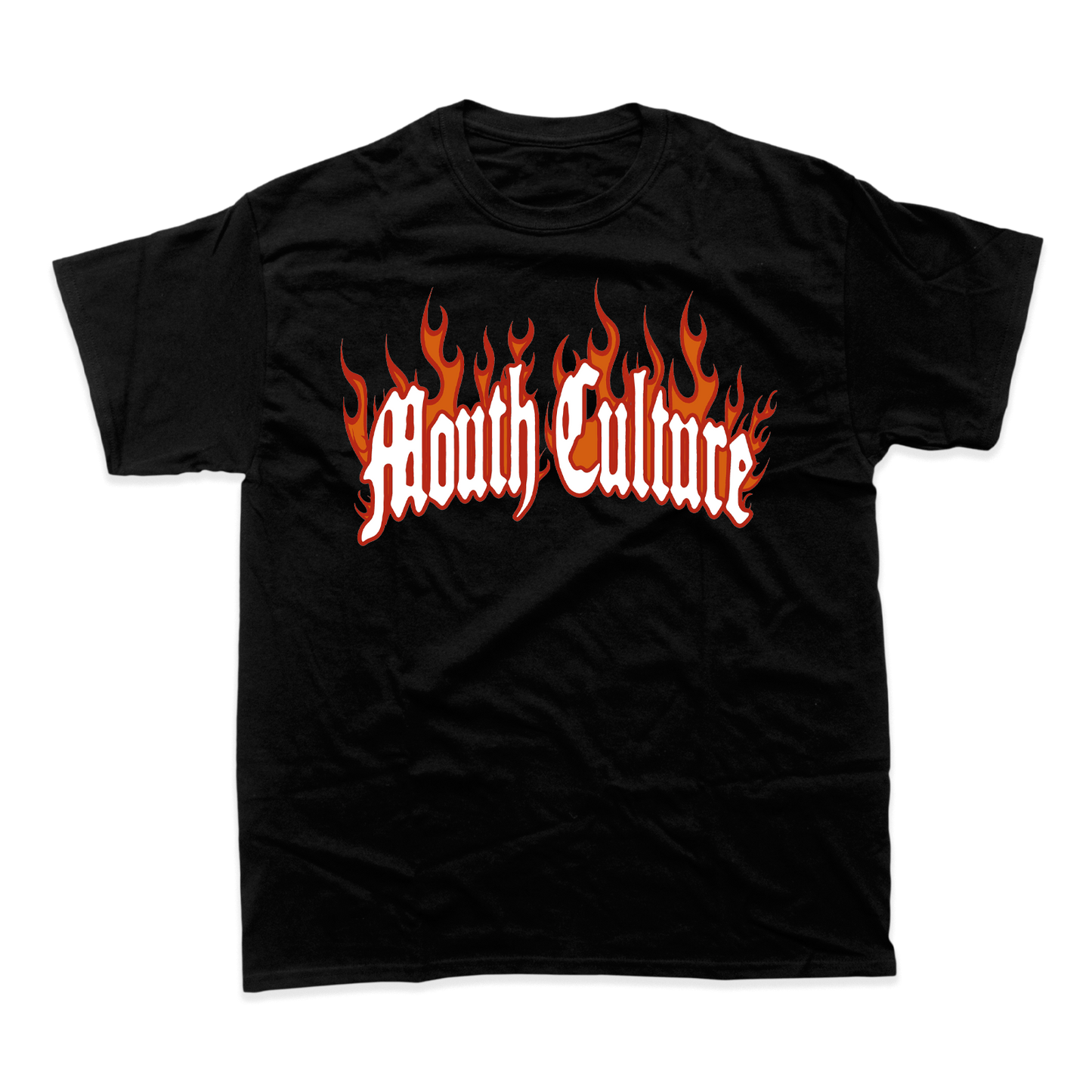 FLAME LOGO T-SHIRT (BLACK)